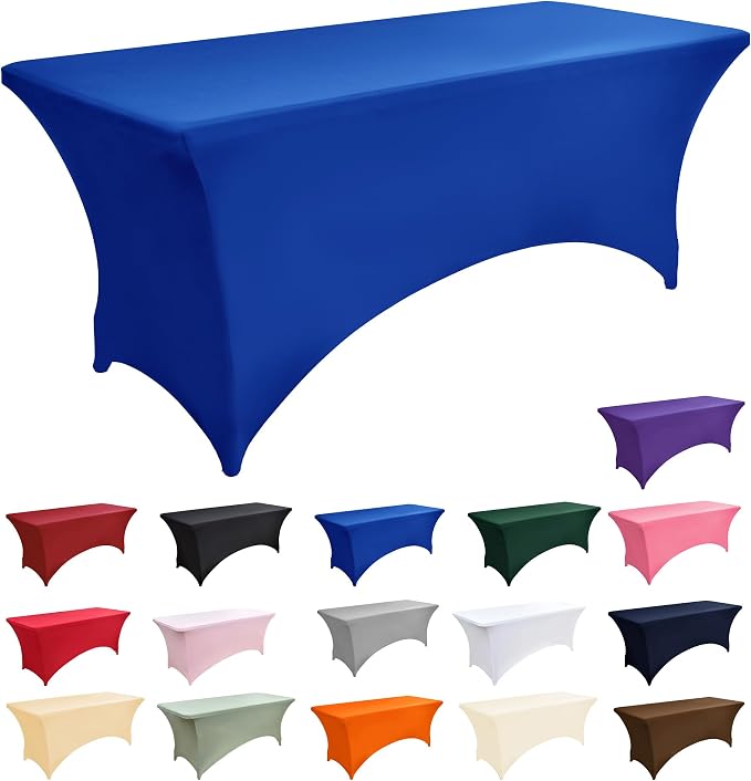 2-Pack 6ft Spandex Table Covers - Image 3