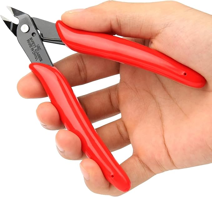 BOENFU Precision Wire Cutter Zip Tie Cutters Flush Cutters Nippers Small Side - Image 5