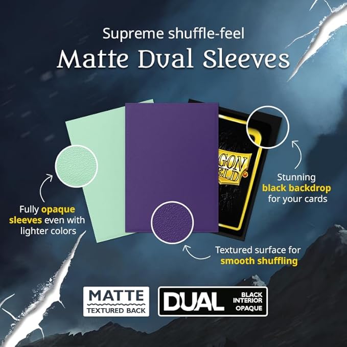 Dragon Shield - Matte Dual - Japanese Size Card Sleeves | 60 CT - Smooth & - Image 5