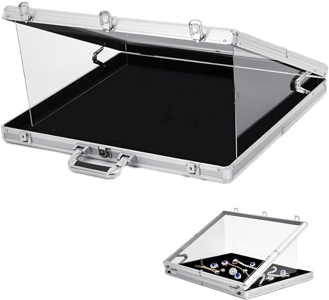 34"x22" Card Show Display Case, Portable Aluminum Trading Card Display Case by Unknown