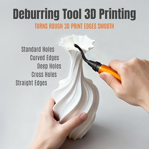 AFA Tooling - Silver Deburring Tool - Works on Metal, PVC Pipes, Plastic and 3D - Image 5