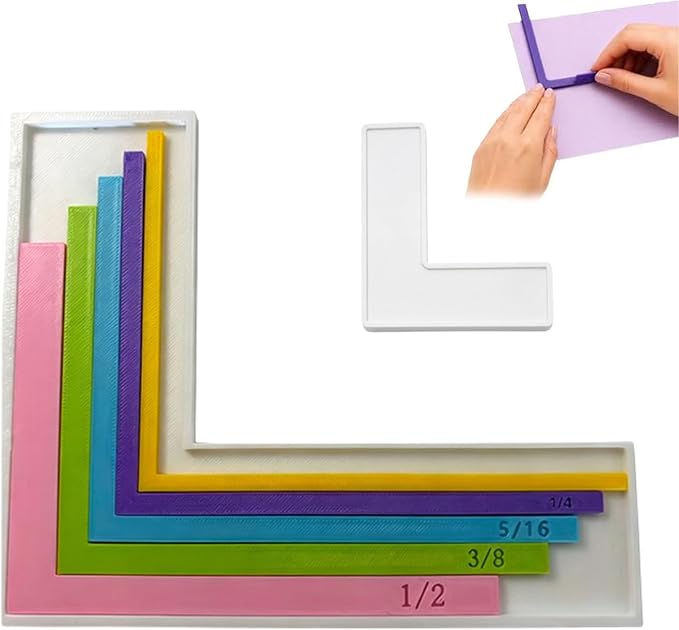 7pcs Paper Crafting Alignment Guides by Unknown