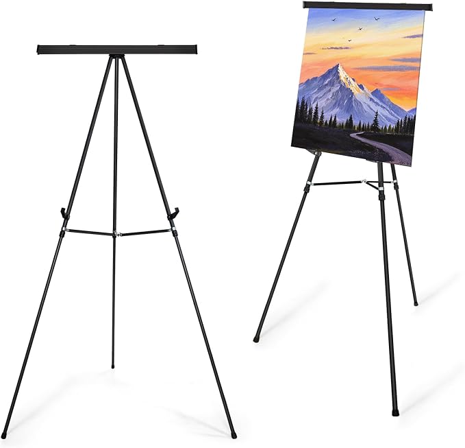 Falling in Art Extra Large 70" High Flip Chart Tripod Display Easel, Showroom by FallinginArt