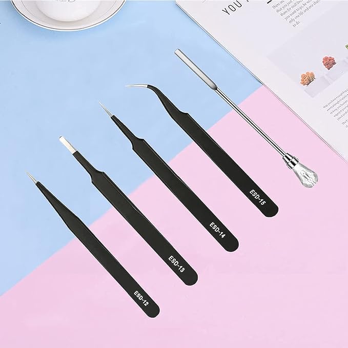 11 Pcs Resin Mold Tools Set Stirring Needle Spoon Tool Tweezers Precision Kit - Image 9