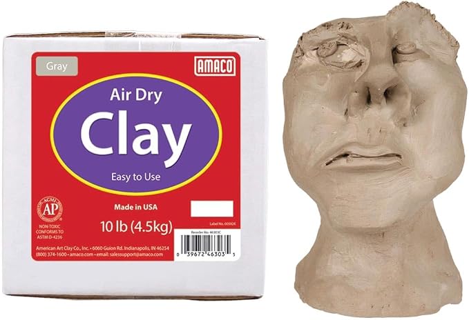 AMACO 4630-3C Air Dry Modeling Clay by AMACO