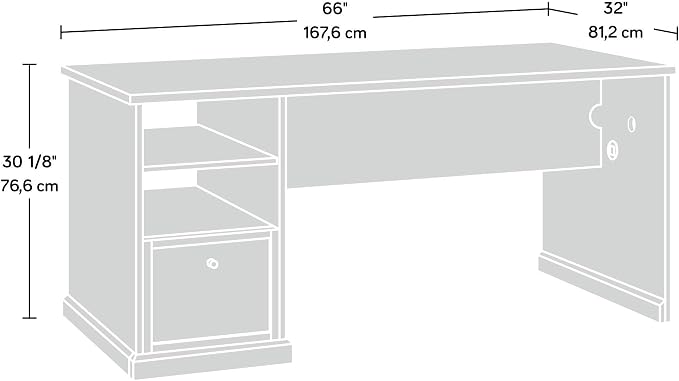 Sauder Craft Pro Series Craft Table/ Pantry cabinets, in White finish - Image 3