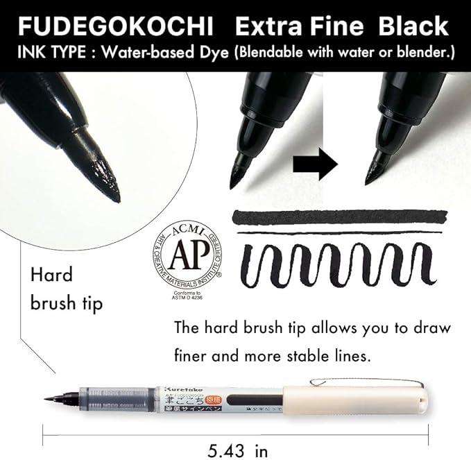 Kuretake Zig Inktober pen set, for Illustration, Manga Drawing, Lettering and - Image 4