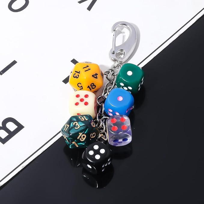 Dice Bag Charms Keychain for Women Men - Image 7