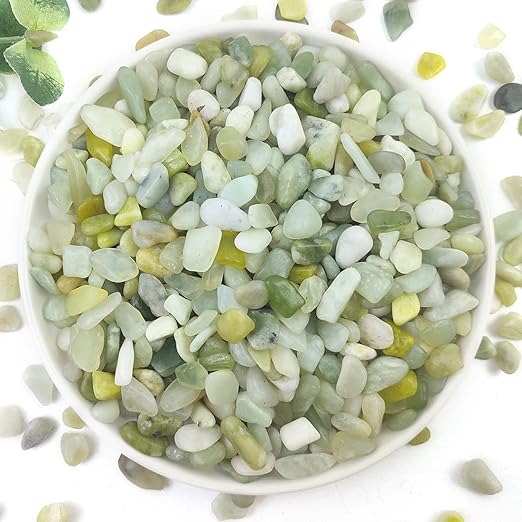 YISZM 10LB Succulent and Cactus Jade Pebbles, 3/8 Inch Natural Decorative by YISZM-ForYourNaturalLife