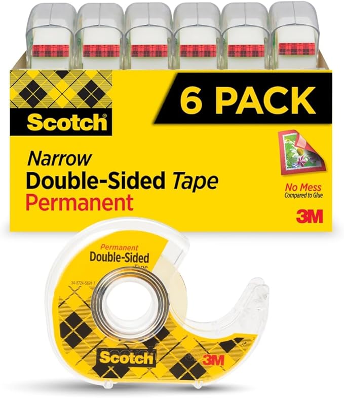 Scotch Permanent Double Sided Tape, Card Making and Holiday Scrapbooking by Unknown