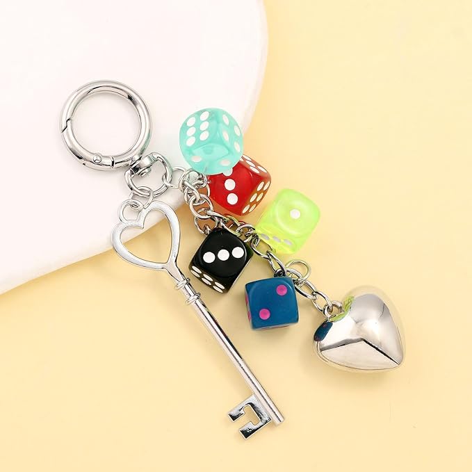 Dice Bag Charms Keychain for Women Men - Image 5