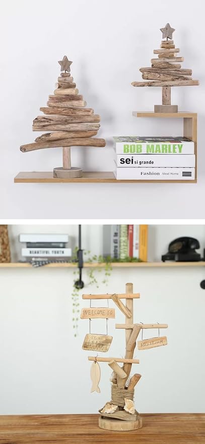 Natural Driftwood Pieces, Unfinished Wooden Sticks - Image 6