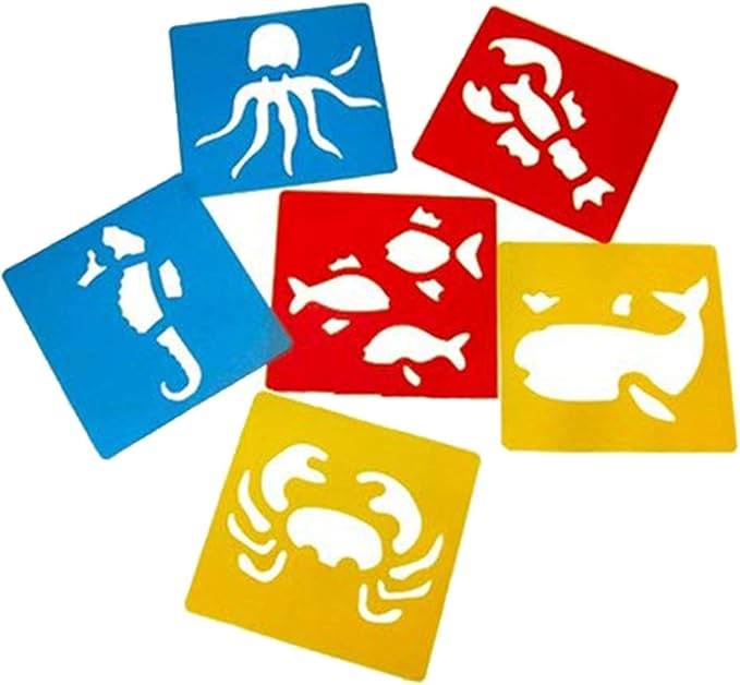 Lependor 36 Pieces Plastic Drawing Painting Stencil Templates - Image 6