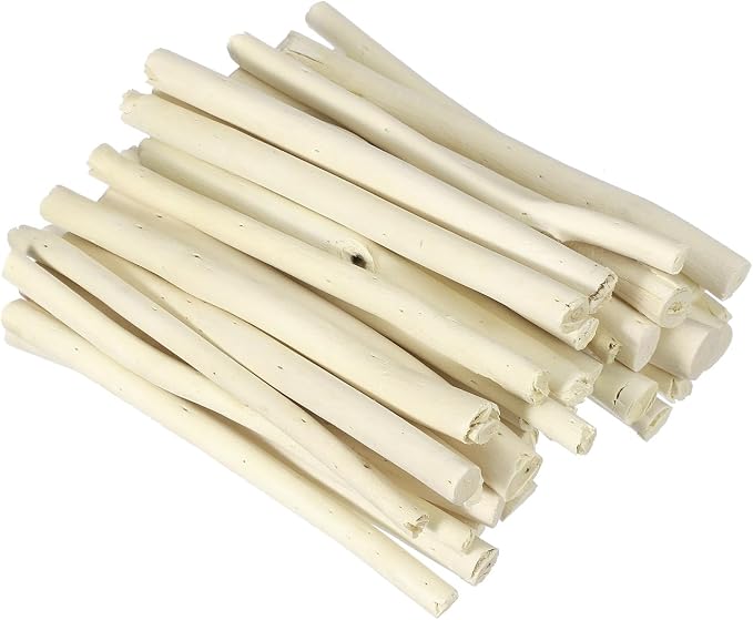 PATIKIL 25 Pcs 8inch Wood Log Sticks, 0.47-0.79inch in Diameter Natural by PATIKIL