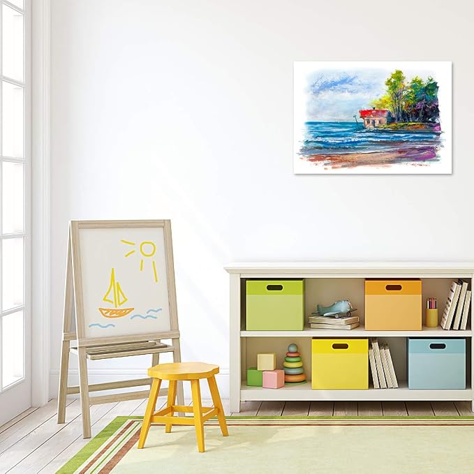 GOTIDEAL Canvases for Painting, 18x24 inch of 5 Pack, Professional Primed White - Image 5