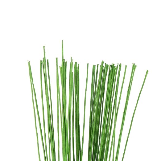 Decora 24 Gauge Green Floral Wire Green Paper-Wrapped Floral Stem Wires - Image 4