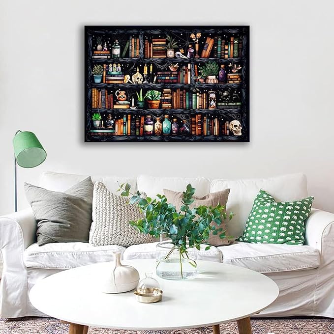 Bookshelf Stamped Cross Stitch Kits - Image 2