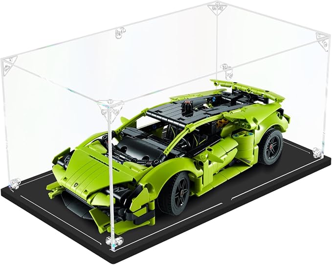3MM Clear Acrylic Display Case for 1:18 Scale Vehicle Model, Thickened Acrylic by dofopo
