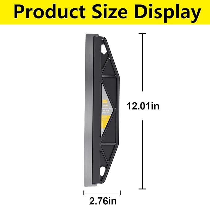 12-Inch Paint Edger & Trim Guard | Stainless Steel Straight Edge Tool | - Image 7