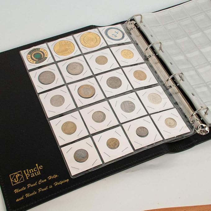 Uncle Paul Coin Binder Sheets for 2" x 2" Cardboard Holders - Image 7