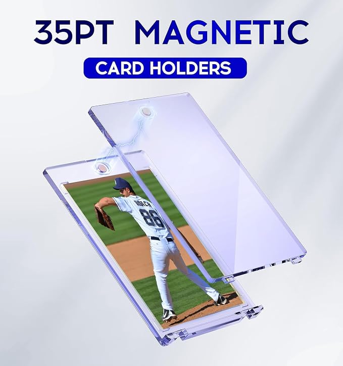 Basthalan 25ct Magnetic Card Holder, 35pt One Touch Card Holder, U-V Protectors - Image 2