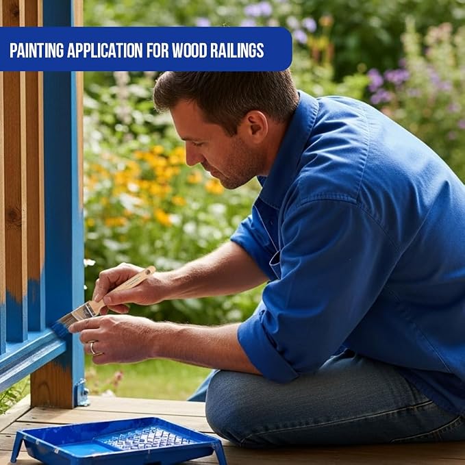 10 Pack Pro-Grade Premium Wall/Trim House Paint Brush Set Great - Image 3