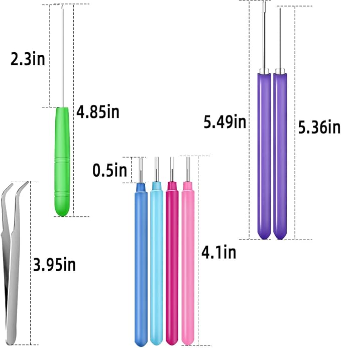 12 Pcs Paper Quilling Slotted Tool Paper Curling Tools Kit Quilling Needle Pen - Image 5