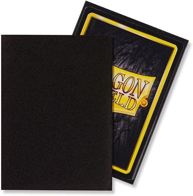 5 Packs Dragon Shield Matte Black Standard Size 100 ct Card Sleeves Value - Image 5