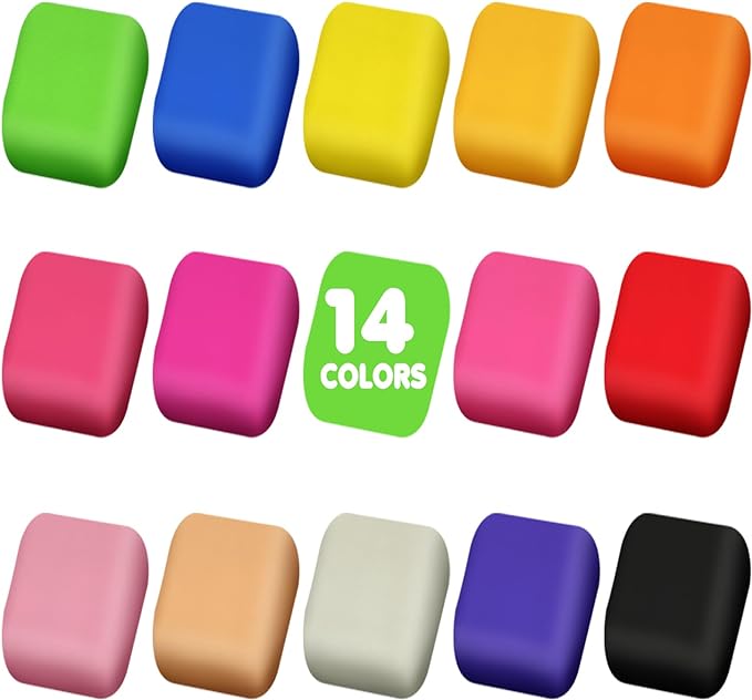 Air Dry Clay, 14 Colors Modeling Magic Clay by ESSENSON
