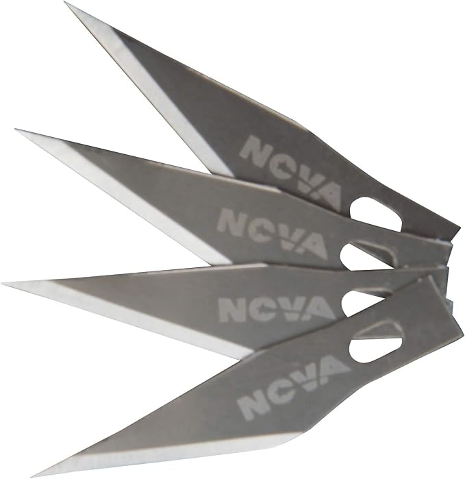 120 pack #11 Hobby Blade Refill, Exact-To Knife Steel Replacement Blades - Image 3