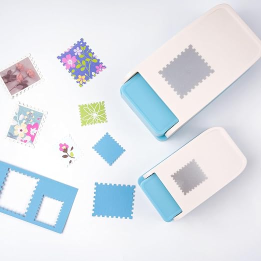 BAOFALI 2Pcs/Set Stamp Puncher 1x1inch &1.5x1.5inch Large Square Postage Stamp - Image 5