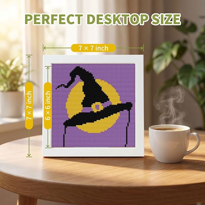WUSARPLY Halloween Stamped Cross Stitch Kits - Image 3