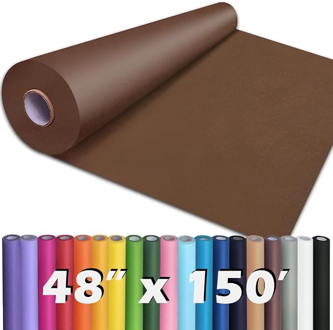 PerkHomy Coffee Kraft Paper Roll 48" x 1 by PerkHomy