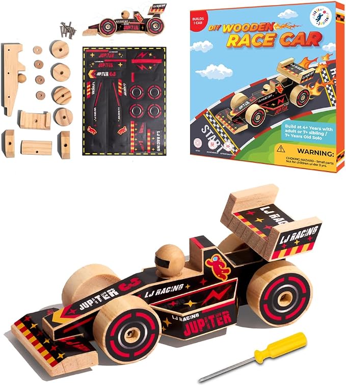 Little Jupiter DIY Wooden Kits w/Stickers by LittleJupiter