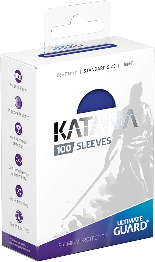 Ultimate Guard Katana Card Sleeves: 100 Standard Size TCG Sleeves, 66 x 91mm - Image 2