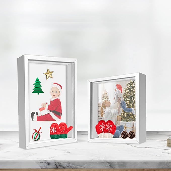 5x7 Small Shadow Box Frame Display Case, Display Case Box - Image 7