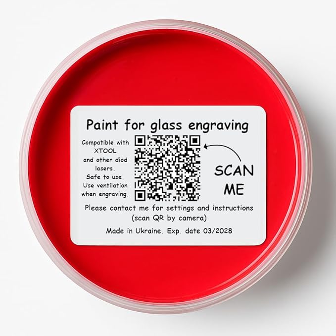 Laser Marking Paint for Glass Etching by uVeans