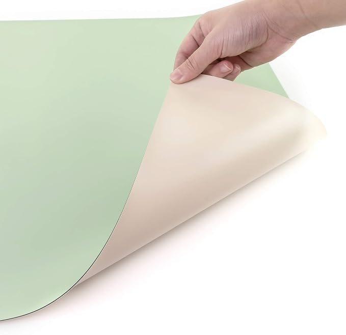 Pacific Arc Vinyl Board Cover. Self Healing and Stain Resistant Green/Ivory - Image 7