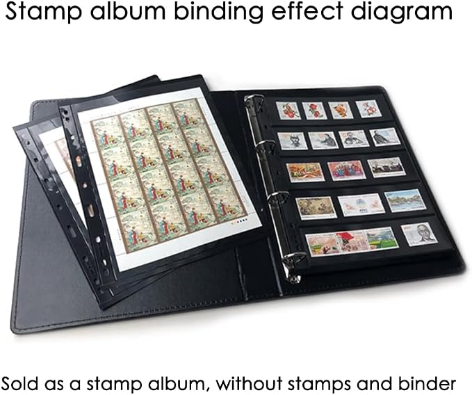 stamp album pages 6 row 10 Sheets Stamp Pages - Image 5