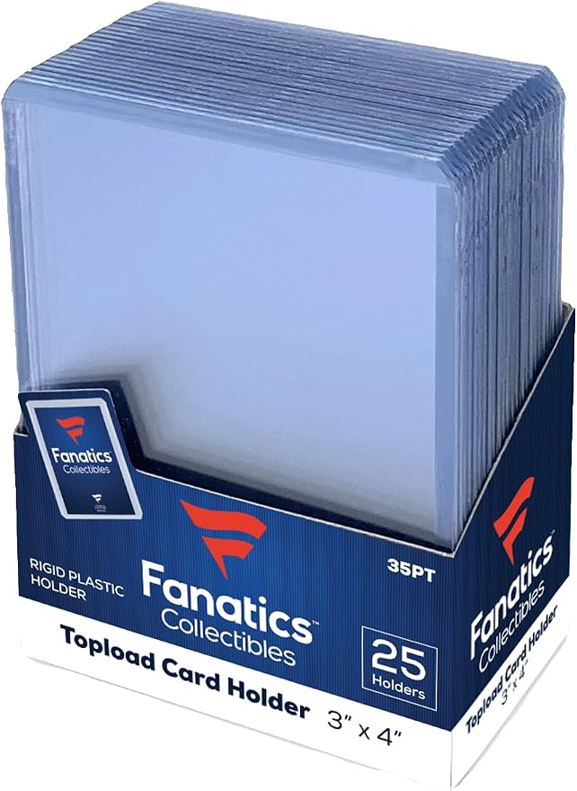 Fanatics Collectibles 35pt 3x4 Top Loaders by Topps