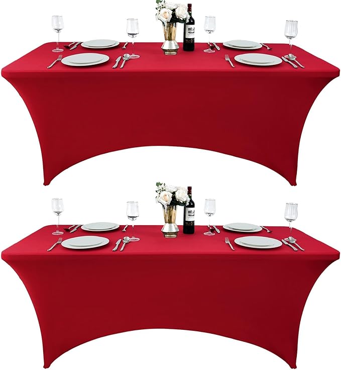 2-Pack 8ft Spandex Table Covers by Unknown