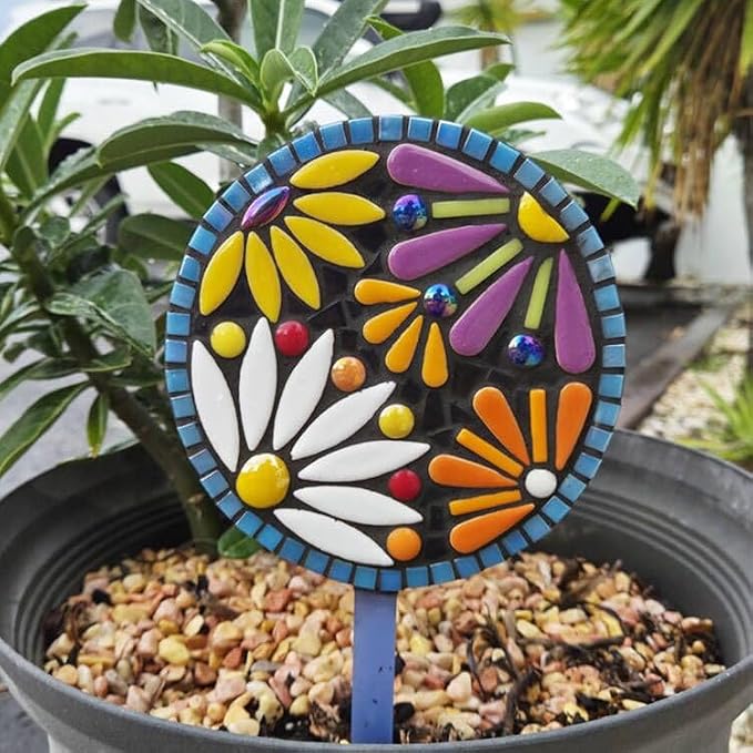 Artspac Multicolor Teardrop Ceramic Mosaic Tiles - Image 2