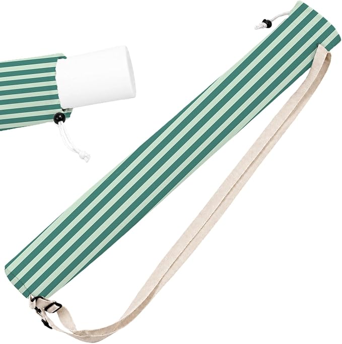 Green Striped Mahjong Mat Bag by Unknown