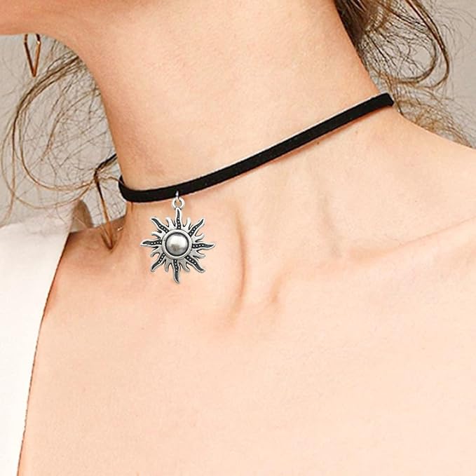 WOCRAFT 120pcs Antique Silver Sun Moon Star Charms - Image 6