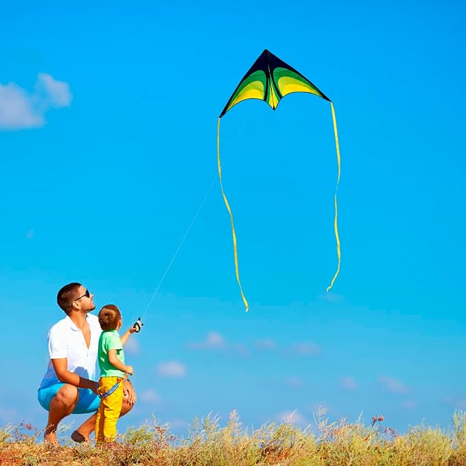 Delta Kite Set for Kids and Adults, Extremely Easy to Launch for Beginners - Image 5