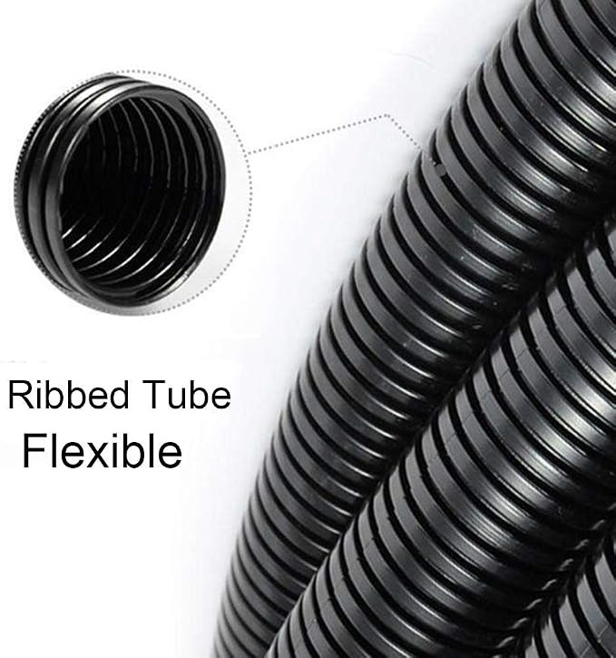 ZhiYo 50 FT 1/2" Wire Loom Split Tubing Auto Wire Conduit | Flexible Cover - Image 3