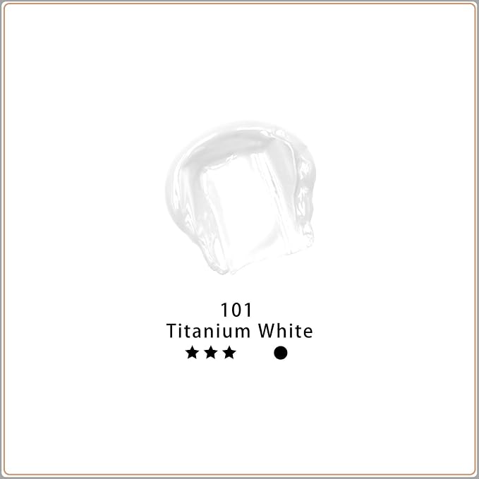 Artecho White Acrylic Paint, Titanium White Paint Tubes, Art Craft Paints - Image 2