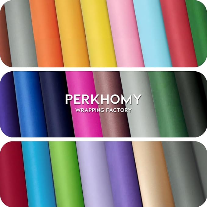 PerkHomy Wine Red Kraft Paper Roll 48" x 1 - Image 6