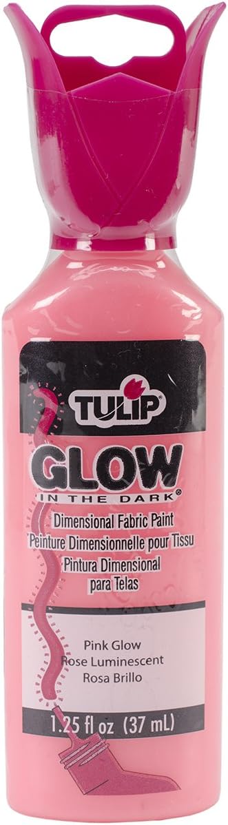Tulip Puff Fabric Paint, Glow in The Dark Permanent Acrylic Craft Paint by Tulip
