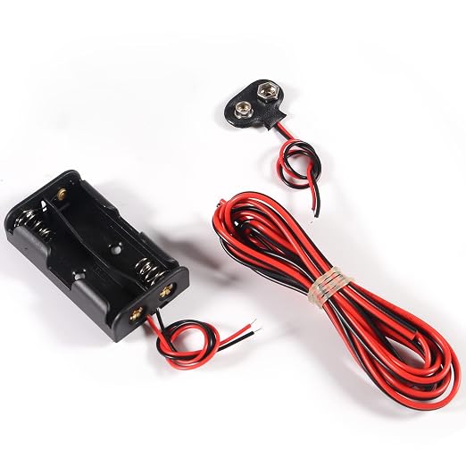 Electric DC TT Motors Kit Plastic Gears AA Battery Holder Case - Image 6